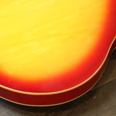 Jay Turser ES-335 Style Semi-Hollow Electric Guitar Cherry Sunburst + Gig Bag image 15