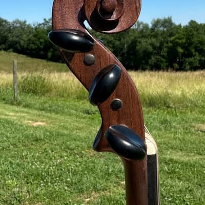 Black Walnut! Brad ROBINSON 5-String Violin 4/4 Bluegrass Dream Fiddle *PowerHouse Monster! image 3