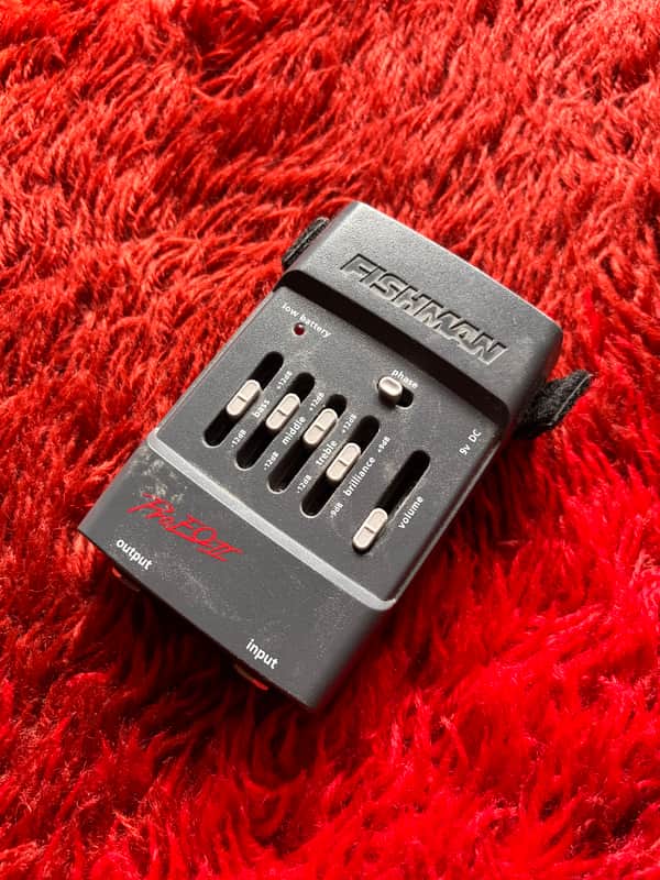 Fishman Pro EQ II 4-Band EQ 2000s - Gray/Red image 1
