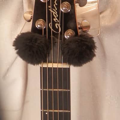 Godin A6 Ultra Natural SG Chambered-Body Electric Acoustic Guitar with gig bag Model # 032293F SF/B-stock (Restrung and set up for optimal playability) image 5