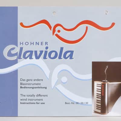 Hohner Claviola unique wind instrument + softbag + owner’s manual + mouth piece image 10