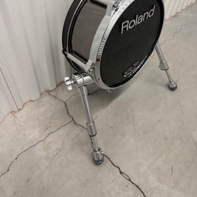 Roland KD-140 V-Kick 14" Bass Drum Trigger Pad 2010s - Black Chrome image 2