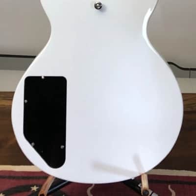 Ledux White LP Special Double Cutaway Electric Guitar - Dual Single Coil Pickups image 5