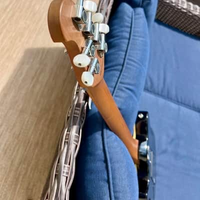 Sterling by Ernie Ball Music Man Axis AX50 Lava Burst Quilted Maple Top Electric Guitar Roasted Maple Neck Fingerboard AX50QM Whammy Tremolo Bar image 20