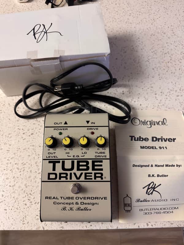 BK Butler 911 Tube Driver Reissue with Bias Knob | Reverb