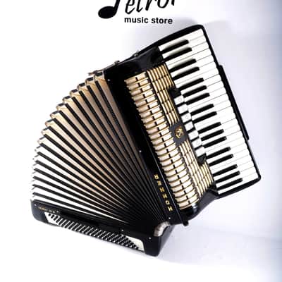 Immagine Top German Made LMM Accordion Hohner Verdi III N - 120 bass, 10 reg./Master switch+Original Hard Case & Brand New Leather Shoulder Straps ~ VIDEOS - 8