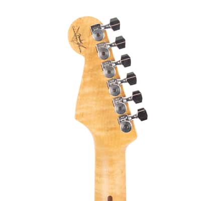 2005 Fender Custom Shop Custom Classic Player V Neck Stratocaster Electric Guitar, Midnight Blue, CZ5XXXX image 9