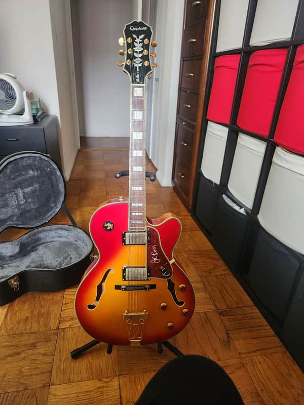 Epiphone Joe Pass Signature Emperor 1991 - 1993 - Cherry Sunburst image 1