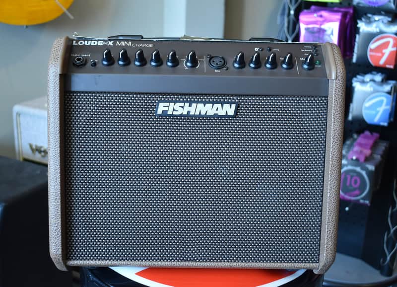 Fishman Loudbox Mini Charge 60-Watt Acoustic Amplifier Brown image 1
