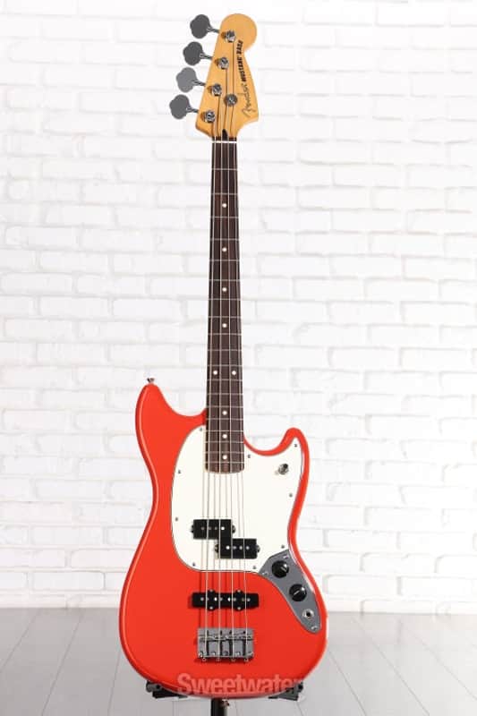 Fender Player II Mustang Bass PJ - Coral Red with Rosewood Fingerboard (MustBsP2RCRd1) image 1