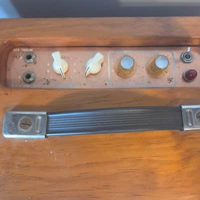 DeArmond Rowe Amplifier 10" Combo Super RARE, Tube Driven Tremolo Circuit R5t 1959-1962 - copper image 9