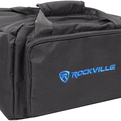(2) American DJ Jolt 300, (2) Rockville RLB30 Bag, (2) Clamp, (2) DMX Cables Bundle image 10