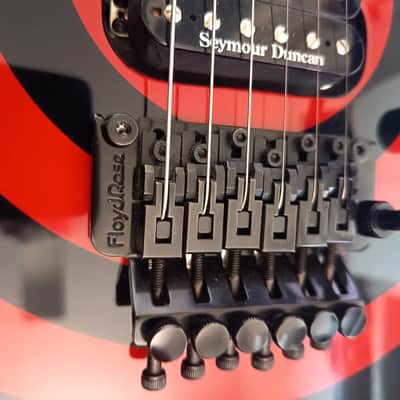 Kramer '84 Reissue Baretta 2000 - 2012 - Black Red Bullseye image 11
