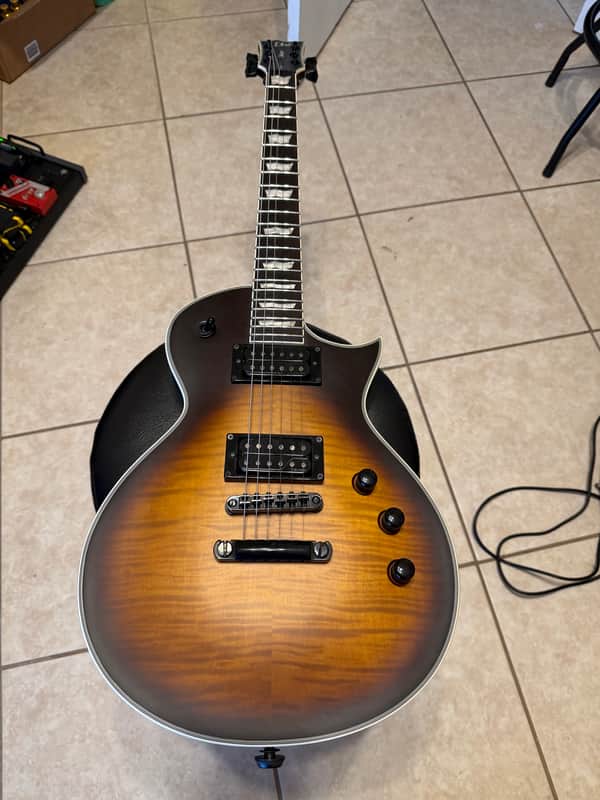 LTD EC-1000T CTM Tobacco Sunburst Satin Electric Guitar