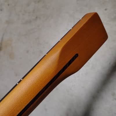 Roasted Maple Tele Neck fits fender Telecaster body 21 frets 60s style image 9