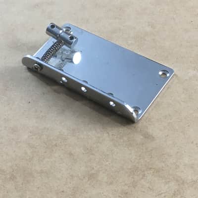Electric Bass Guitar Fender Precision Bass Bridge Plate Chrome PB Mystery Chrome Jazz Bass image 2