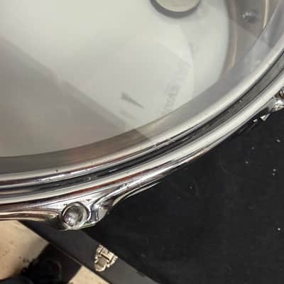 Vintage 1965 Ludwig 14"x5" Ludalloy Aluminum Snare Drum Keystone Badge No. 400? Supraphonic? image 11