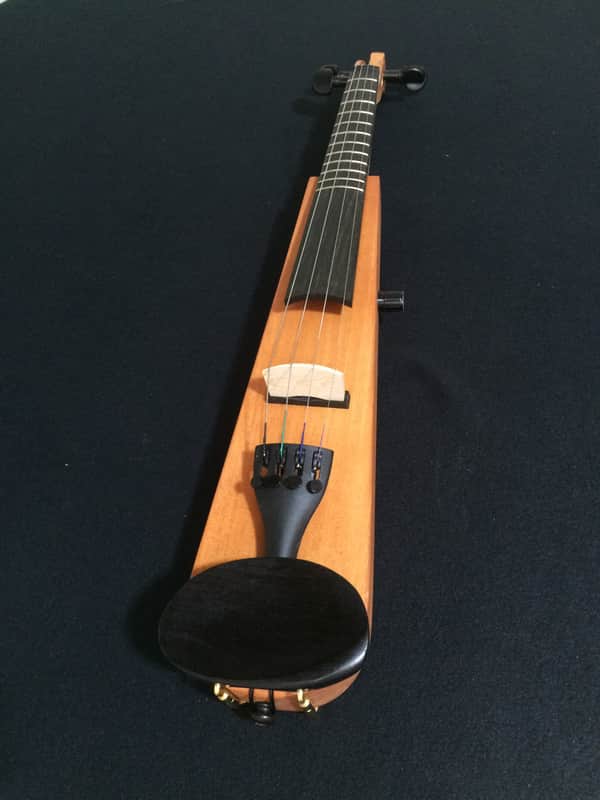 leigh violin.  4/4 travel style with frets image 1