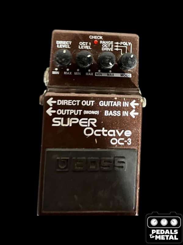 Boss OC-3 Super Octave (Dark Gray Label) 2003 - Present - Brown - X17763 image 1
