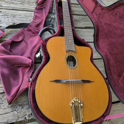 SX DJG-1 - Django style Gypsy Jazz guitar Natural image 1