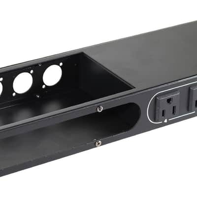 ProX X-PC4XLR-USB 1U 4-Way Powerkon to Edison AC Power Strip w/15A Breaker image 3