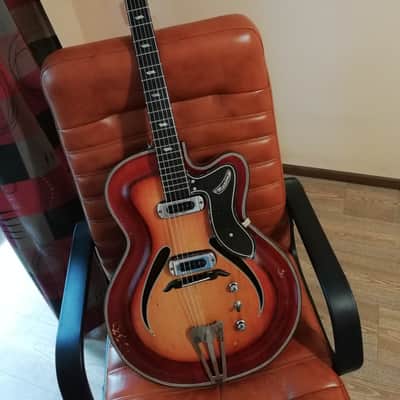 Musima Record 15 60-s 2 tone sunburst image 2