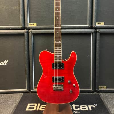 Fender Special Edition Set-Neck Custom Telecaster HH FMT 2003 - Crimson Transparent image 2