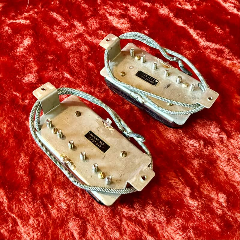 Gibson Patent sticker t-top Humbucker pickups c 1968 - PAF original vintage USA es-335 les paul SG image 1