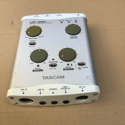 TASCAM US-122L USB Audio Interface 2010s - Silver image 1