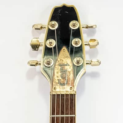 1980s Cort Flying V Electric Guitar – Blue Fade – Made in Korea image 3