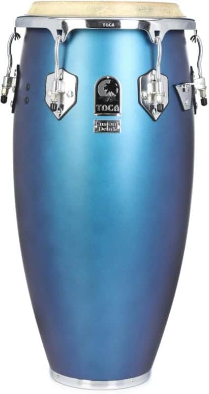 Toca Conga Drum Custom Deluxe 11 3/4" Head - Matte Blue image 1