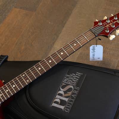 Minty! 2007 PRS Single Cut Tremolo 10 Top Electric Guitar Dark Cherry Monster Quilt + GB image 7