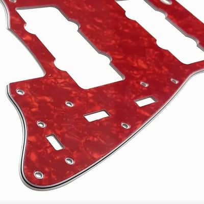 Jazzmaster Style Red Pearl Guitar Pickguard Scratch Plate image 4