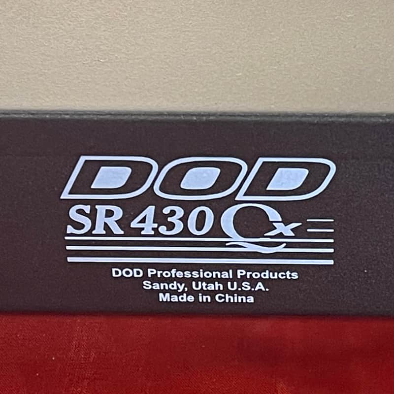 DOD SR430 Qx Dual 15 Band Graphic EQ 2000's - Dark Grey image 1