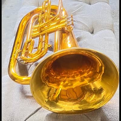 King 1124 Marching Baritone Horn - Complete overhaul and re-laccquer image 5