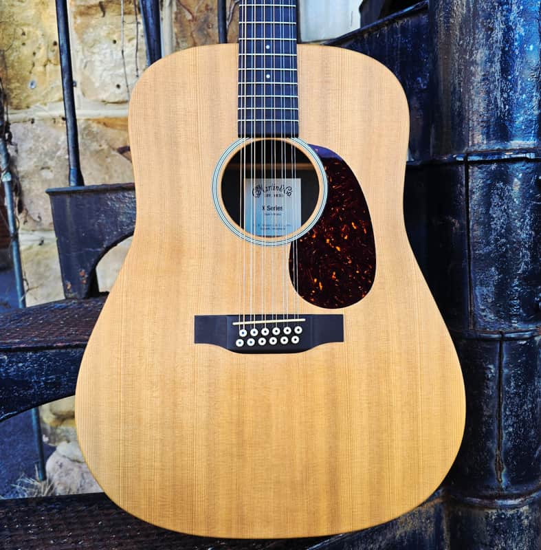 2017 Martin D12X1AE - 12-String Acoustic Electric Dreadnaught - Natural - w/Hardshell Case image 1