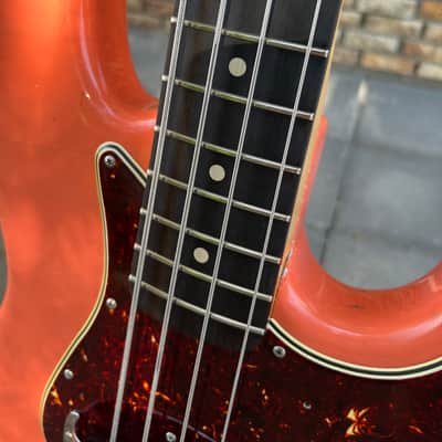 Hollowtone Coral Pink Jazz Bass image 15