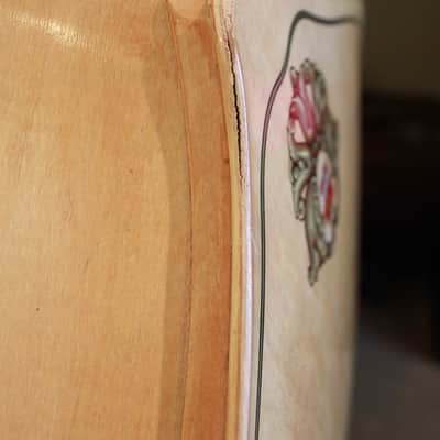 King Mortone Double Bass Blonde c1960 image 21