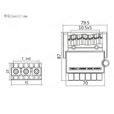 Roller Saddles Headless Guitar Bridge Tremolo Saddles image 7