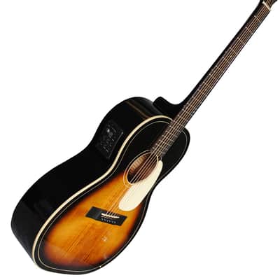 Silvertone Parlor Acoustic Electric w/Fishman Clearwave 60 - Vintage Sunburst (604EAVS) image 6
