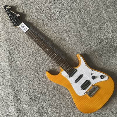 Xavier Tiger Maple Strat Style Electric Guitar, Alder Body, Maple Neck, Rosewood Fingerboard image 3