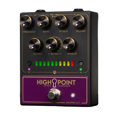 New Walrus Audio Highpoint Analog Optical Compressor Guitar Effects Pedal image 2