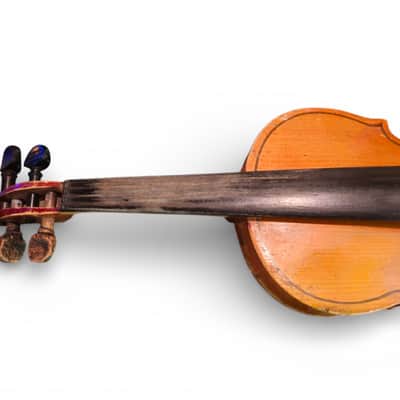 Vintage 1975 Soviet Student Violin 1/8 Moscow Cold War Era with 3 Old Bows & Original Cloth Bag imagen 9