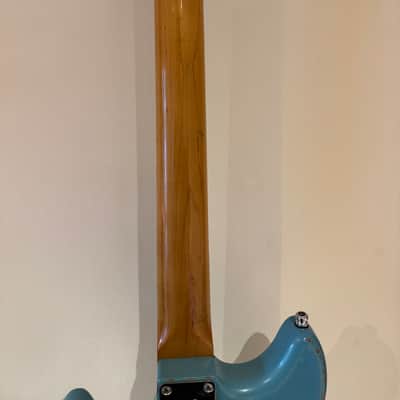 Fender JMJ Road Worn Signature Mustang Bass Faded Daphne Blue image 5