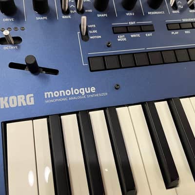 Korg Monologue Monophonic Analog Synthesizer 2016 - Present - Blue image 3