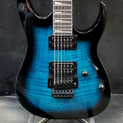 Ibanez GRG320FA-TBS Gio - Transparent Blue Sunburst w/FREE Pro Set Up image 1
