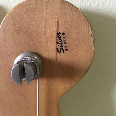 Fender Japan Jazz Bass Silver Series Black Electric Bass Guitar Rare Original Maple Rosewood Neck image 5