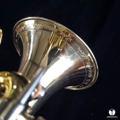 F.E. Olds & Son Super Recording Los Angeles offset valves cornet gamonbrass image 21