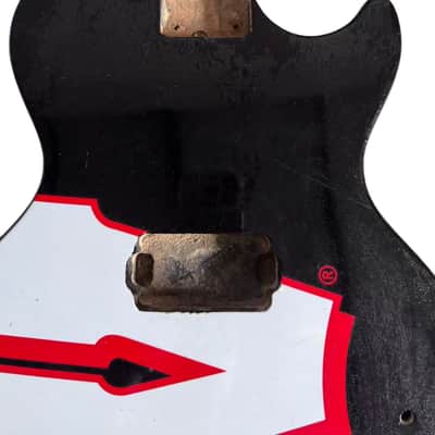 Black Double Cutaway DIY Project Guitar Body image 4