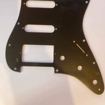 GaryG's Pickguard for Stratocaster HSS 11 Hole, 3-Ply Black/White/Black + Screws image 1